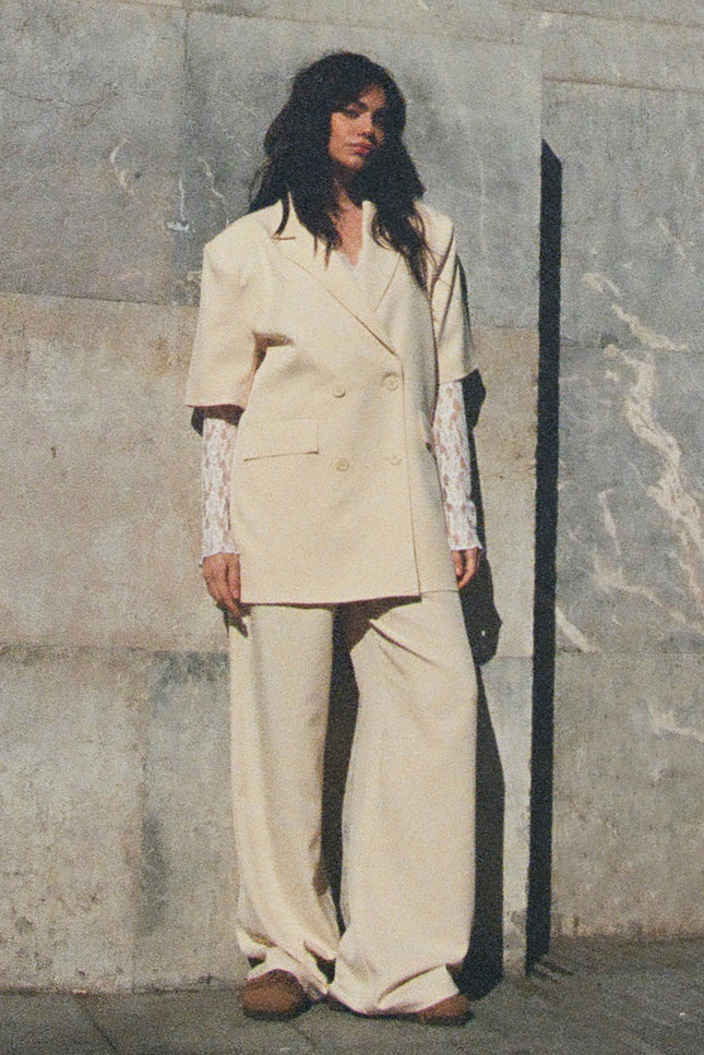 Studio Amaya Blazer Fendi Beige Stretchshop.nl