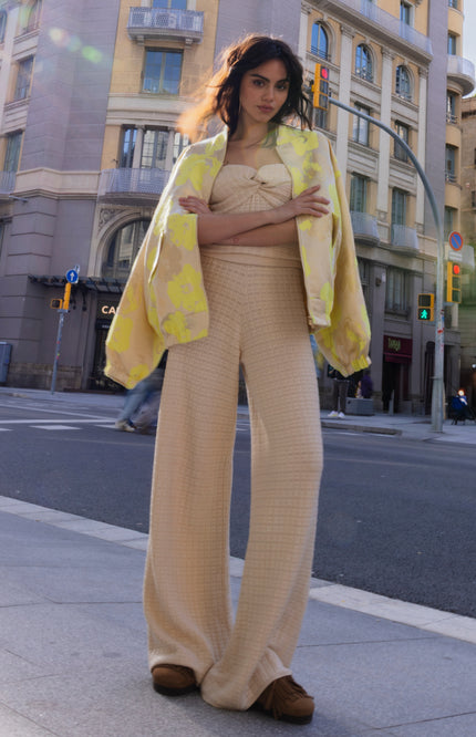 Studio Amaya Broek Kensie Beige Stretchshop.nl