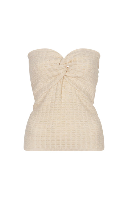 Studio Amaya Top Kiek Beige Stretchshop.nl