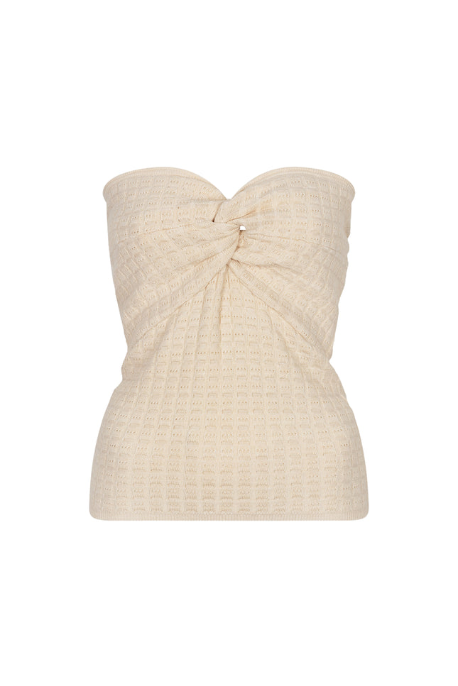 Studio Amaya Top Kiek Beige Stretchshop.nl