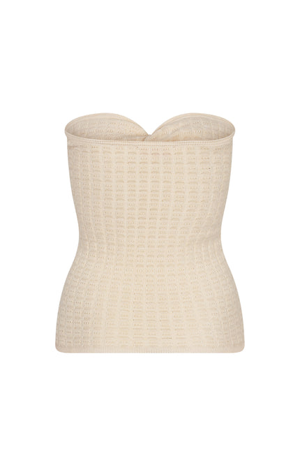 Studio Amaya Top Kiek Beige Stretchshop.nl