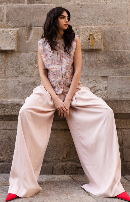 Studio Amaya Broek Lotus Light Pink Stretchshop.nl