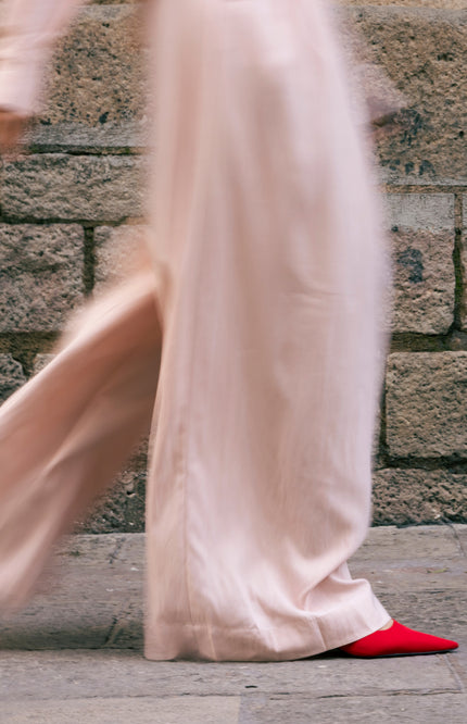 Studio Amaya Broek Lotus Light Pink Stretchshop.nl