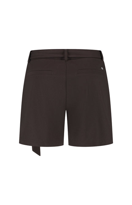 Lady Day Travel Short Shorty Dark Brown L14-375-0588 Stretchshop.nl