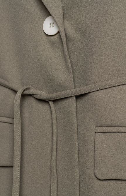 &Co woman Blazer Gina Khaki BZ182 Stretchshop.nl
