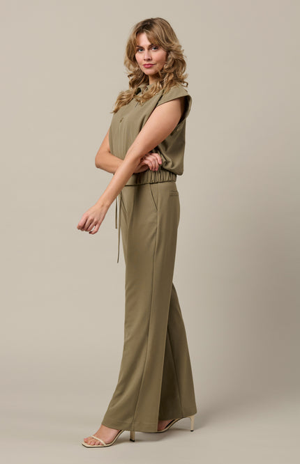 &Co woman Broek Grace Khaki PA409 Stretchshop.nl