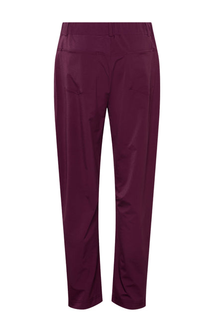 &Co woman Travel Broek Renza Plum PA435 Stretchshop.nl