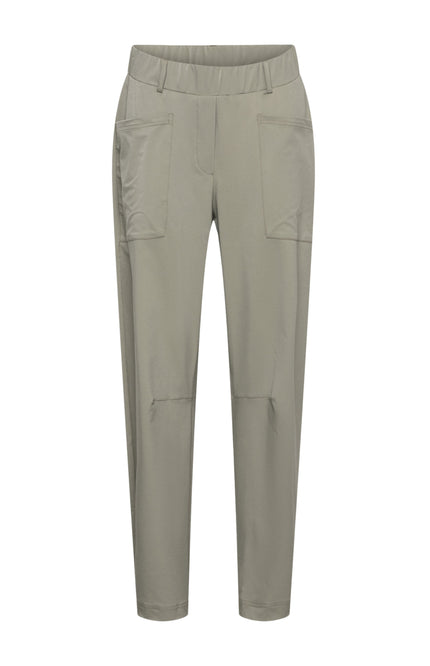 &Co woman Travel Broek Renza Khaki PA435 Stretchshop.nl