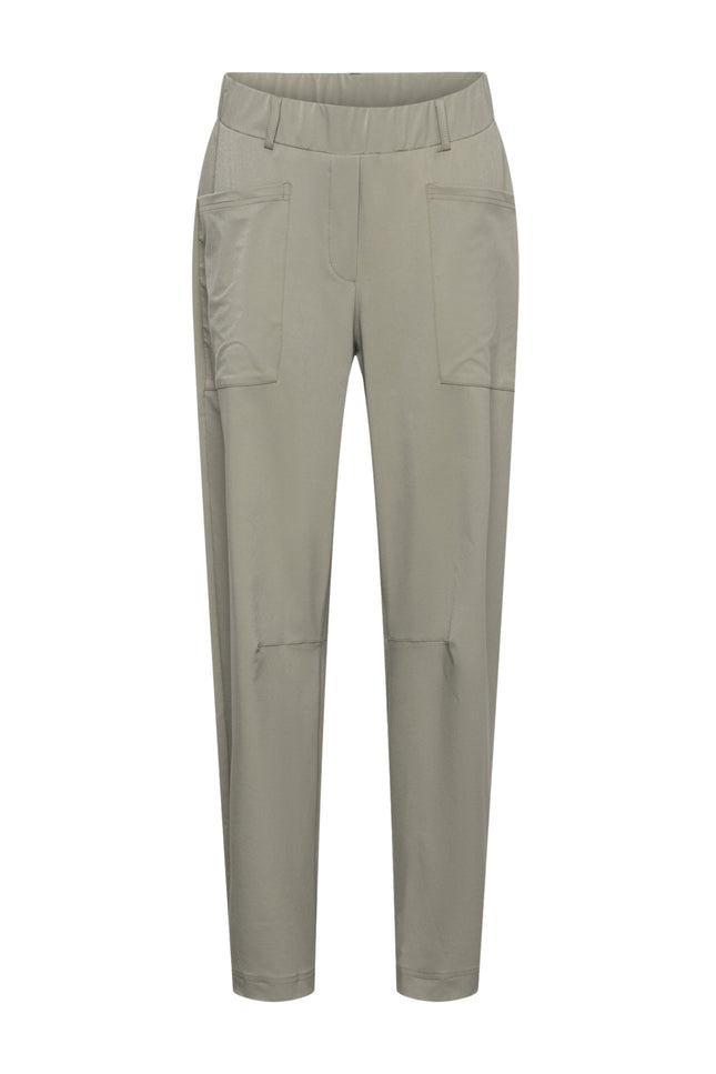 &Co woman Travel Broek Renza Khaki PA435 Stretchshop.nl