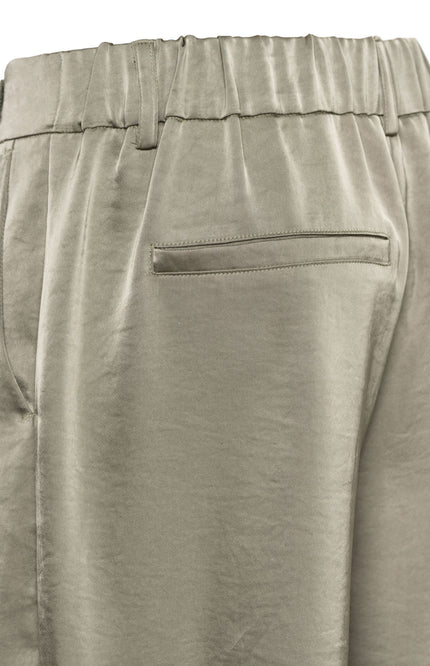 &Co woman Broek Kirsten Khaki PA436 Stretchshop.nl