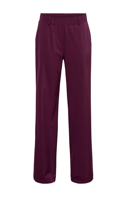 &Co woman Travel Broek Patrice Plum PA264 Stretchshop.nl
