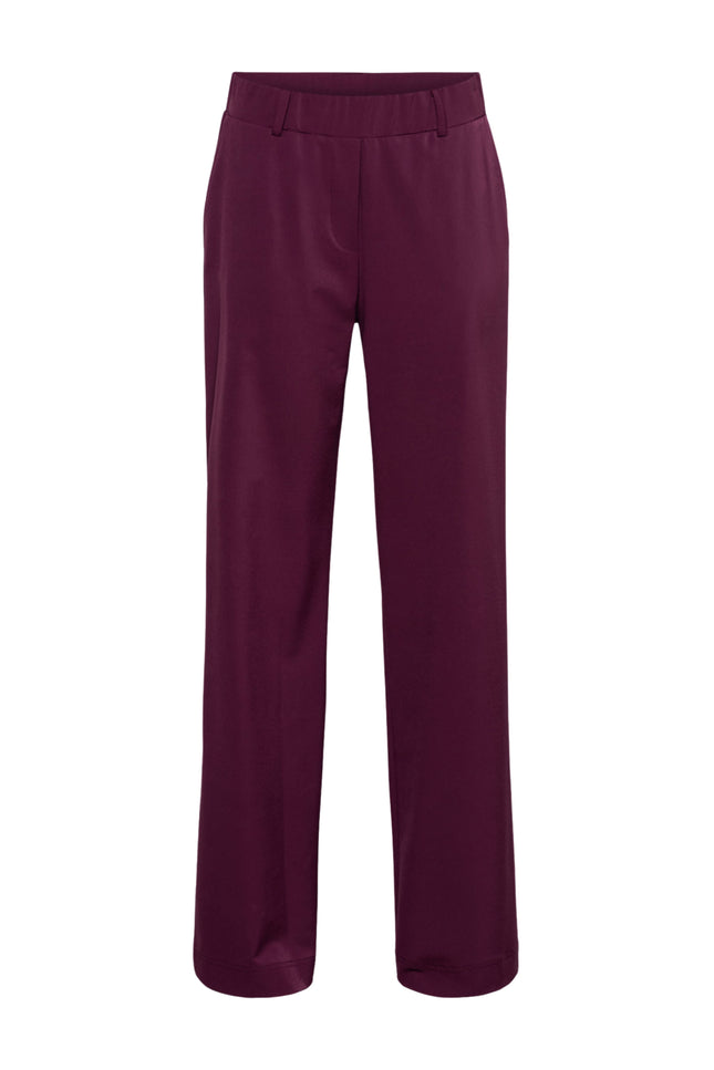 &Co woman Travel Broek Patrice Plum PA264 Stretchshop.nl