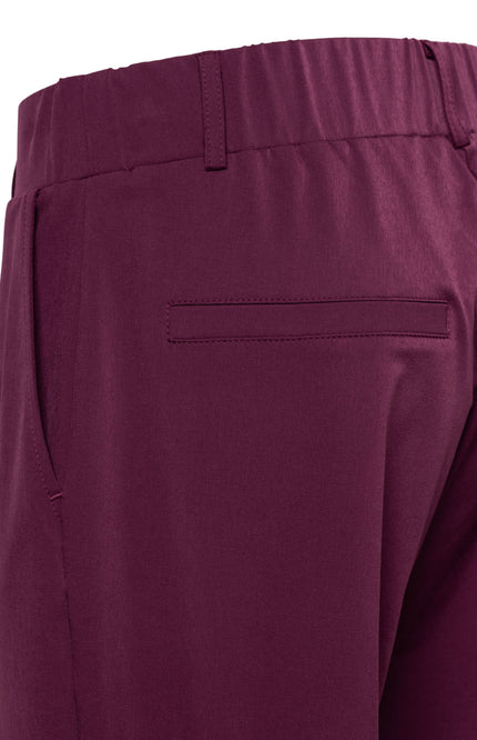 &Co woman Travel Broek Patrice Plum PA264 Stretchshop.nl