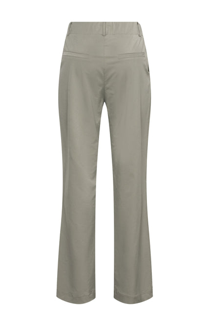 &Co woman Travel Broek Patrice Khaki PA264 Stretchshop.nl