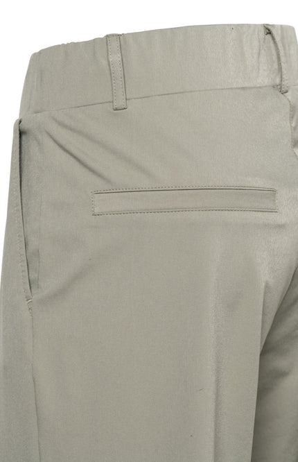 &Co woman Travel Broek Patrice Khaki PA264 Stretchshop.nl