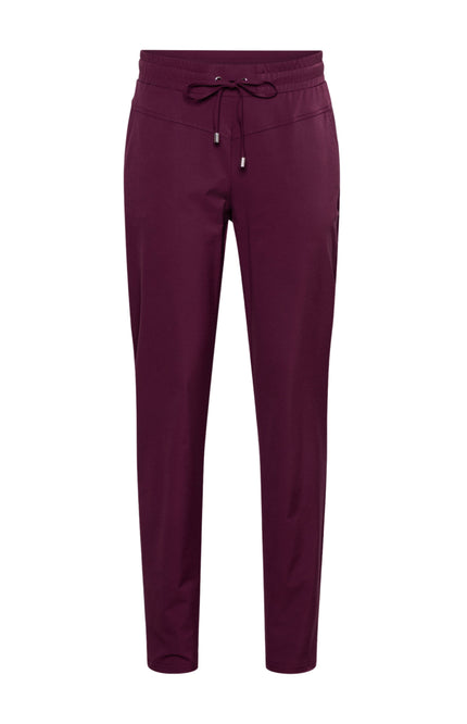 &Co woman Travel Broek Penny Plum PA100-2 Stretchshop.nl