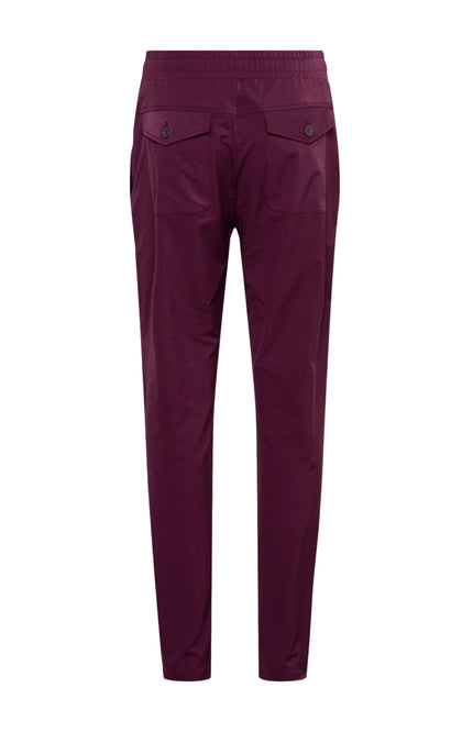 &Co woman Travel Broek Penny Plum PA100-2 Stretchshop.nl