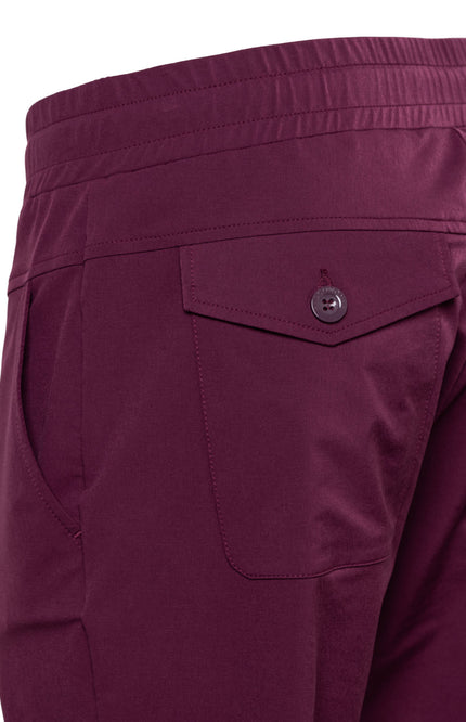 &Co woman Travel Broek Penny Plum PA100-2 Stretchshop.nl