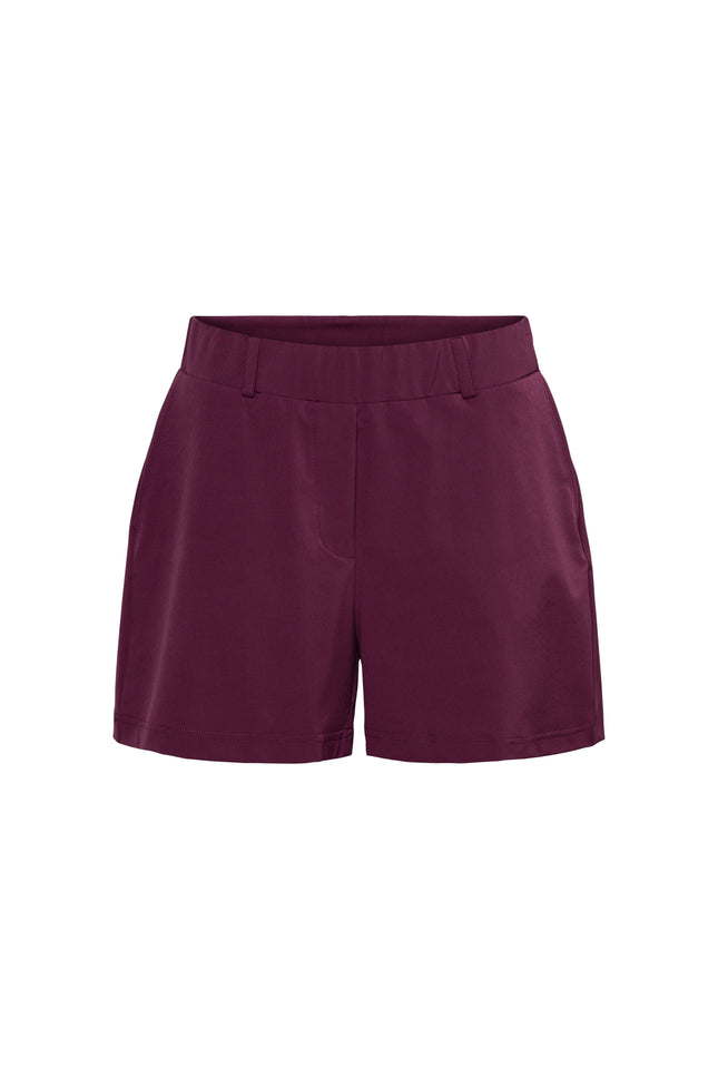 &Co woman Travel Short Posie Vintage Plum PA361 Stretchshop.nl