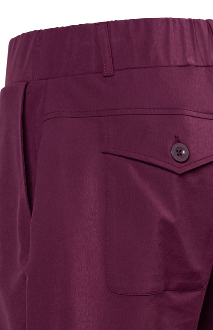 &Co woman Travel Short Posie Vintage Plum PA361 Stretchshop.nl
