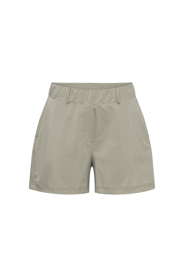 &Co woman Travel Short Posie Vintage Khaki PA361 Stretchshop.nl