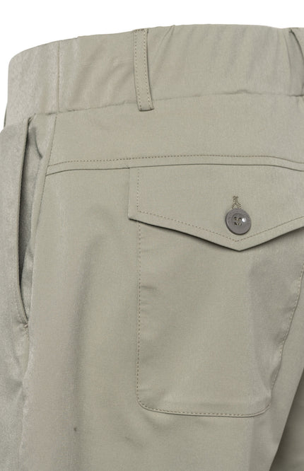 &Co woman Travel Short Posie Vintage Khaki PA361 Stretchshop.nl