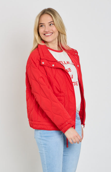 Freequent Jacket Fqblob True Red 203625 Stretchshop.nl
