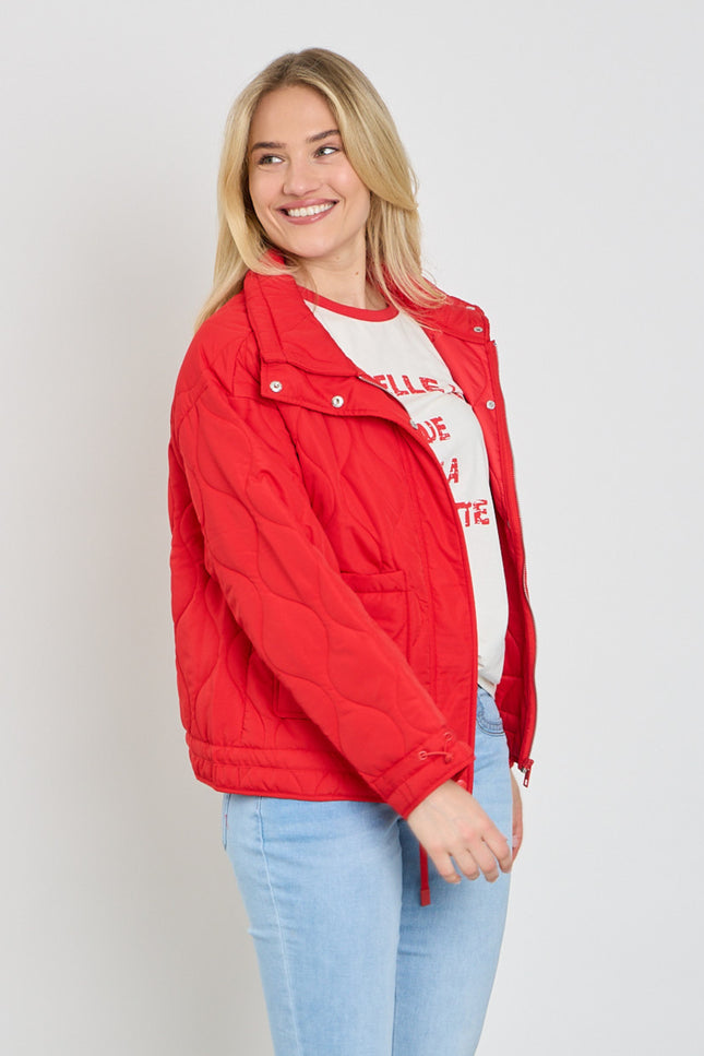 Freequent Jacket Fqblob True Red 203625 Stretchshop.nl