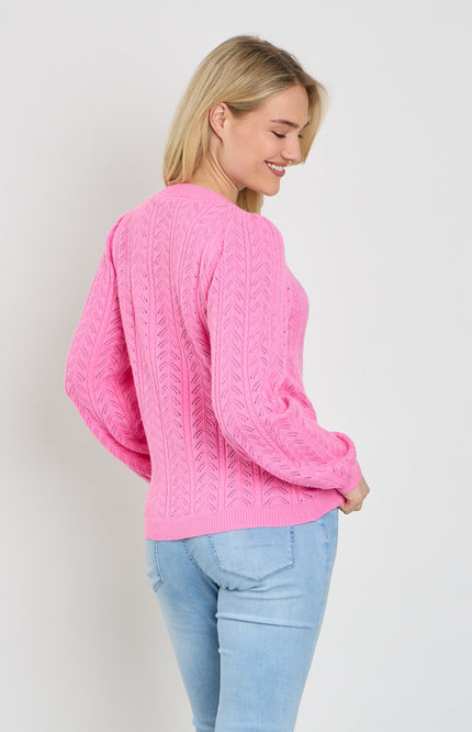 Freequent Trui Fqclarry Wild Orchid 207380 Stretchshop.nl