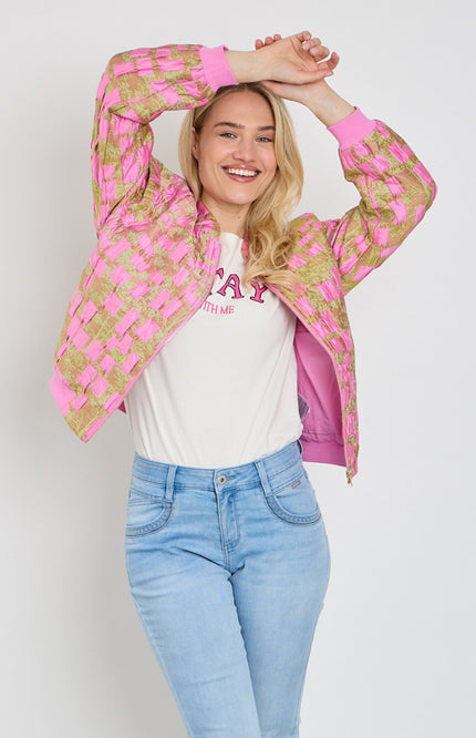Freequent Jacket Fqflowy Pale Mauve Wild Orchid 208082 Stretchshop.nl