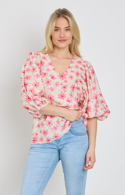 Freequent Blouse Fqjovi Moonbeam Sweet Lilac 208165 Stretchshop.nl