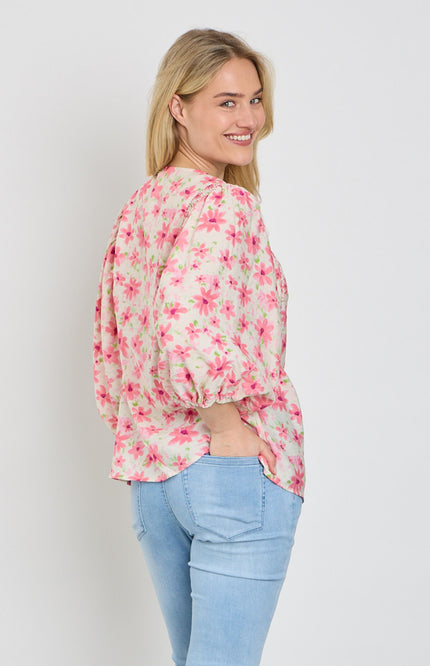 Freequent Blouse Fqjovi Moonbeam Sweet Lilac 208165 Stretchshop.nl