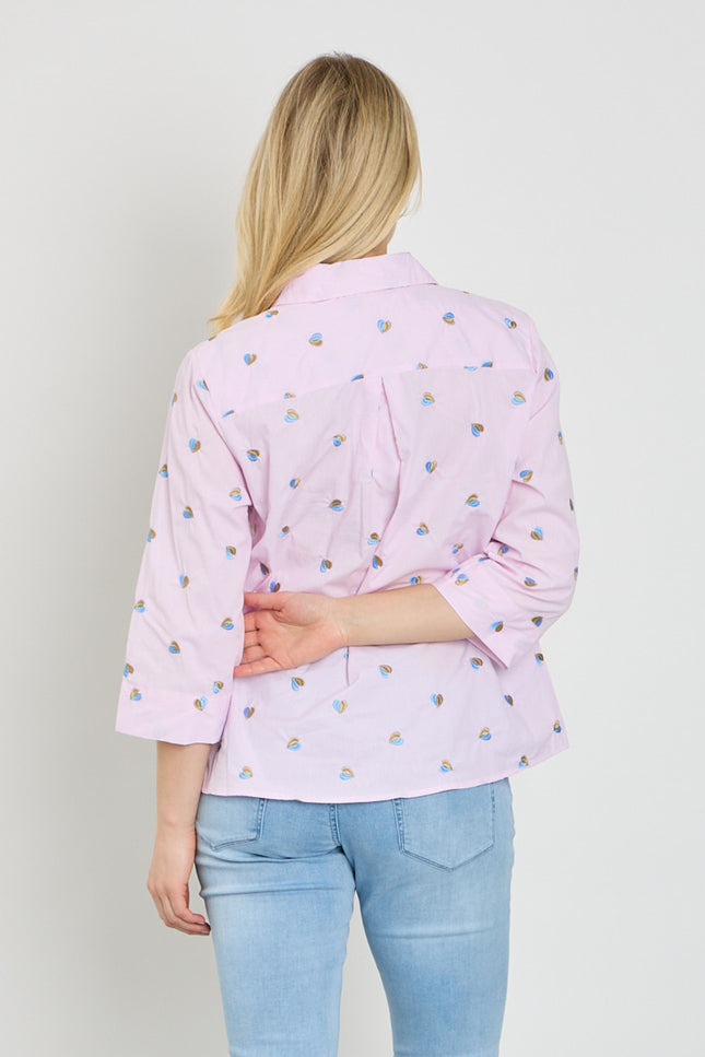Freequent Blouse Fqrosan Sweet Lilac Blue Bell 207696 Stretchshop.nl
