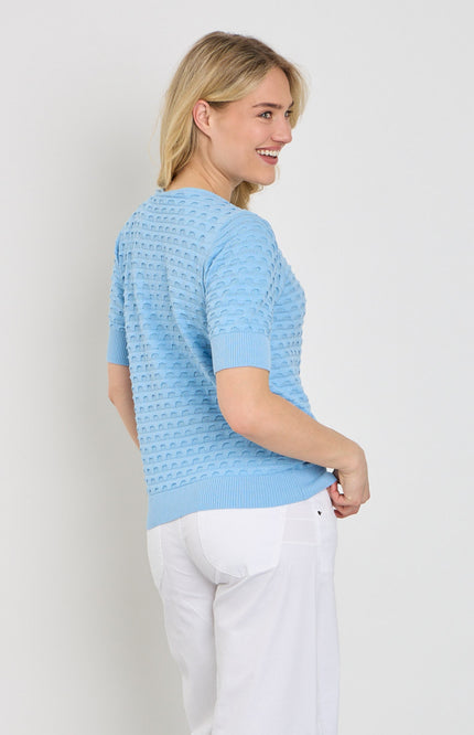 Freequent Trui Fqdodo SS Blue Bell 126810 Stretchshop.nl