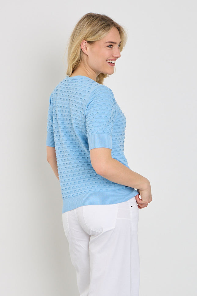 Freequent Trui Fqdodo SS Blue Bell 126810 Stretchshop.nl