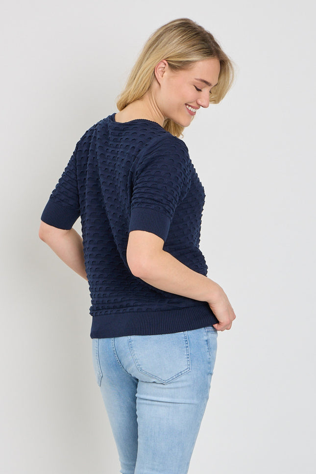 Freequent Trui Fqdodo Navy Blazer 205789 Stretchshop.nl
