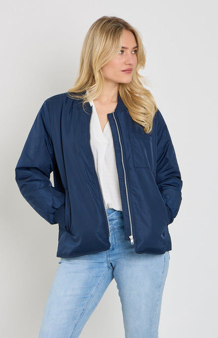 Freequent Jacket Fqparma Navy Blazer 207539 Stretchshop.nl
