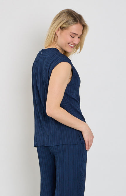 Freequent Blouse Fqgrsvalse Navy Blazer 207685 Stretchshop.nl