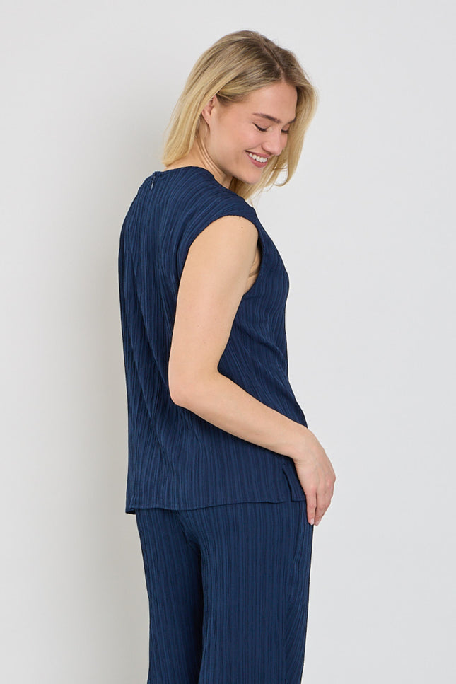 Freequent Blouse Fqgrsvalse Navy Blazer 207685 Stretchshop.nl