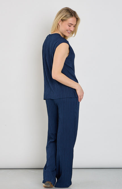 Freequent Broek Fqgrsvalse Navy Blazer 207686 Stretchshop.nl