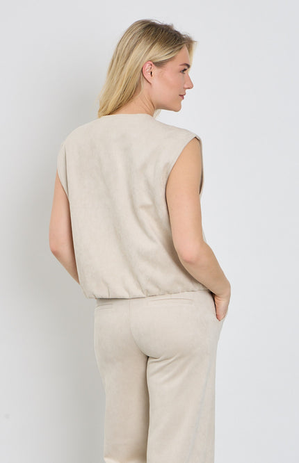 Freequent Gilet Fqduva Moonbeam 207699 Stretchshop.nl
