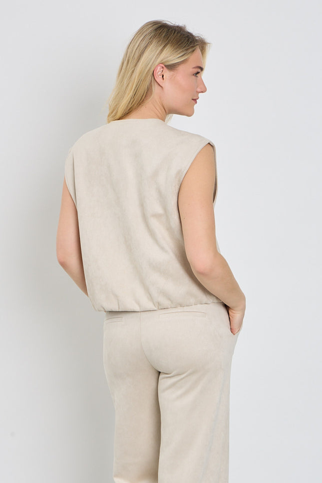 Freequent Gilet Fqduva Moonbeam 207699 Stretchshop.nl