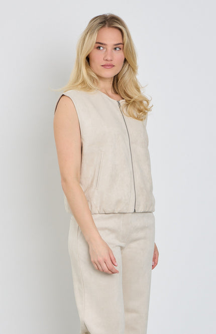 Freequent Gilet Fqduva Moonbeam 207699 Stretchshop.nl