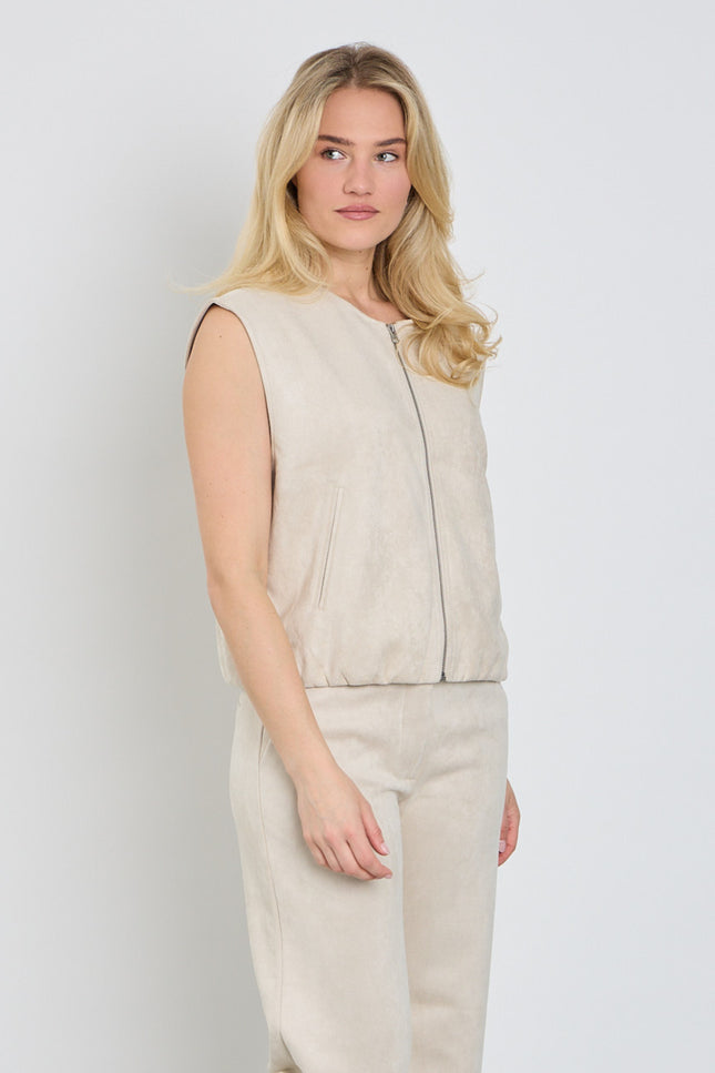 Freequent Gilet Fqduva Moonbeam 207699 Stretchshop.nl