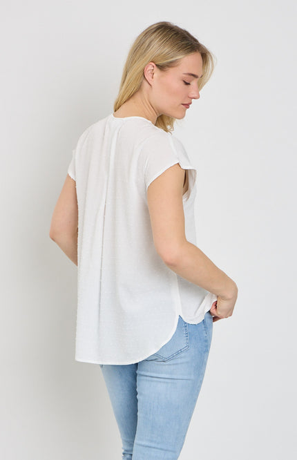 Freequent Blouse Fqkalya Brilliant White 207769 Stretchshop.nl