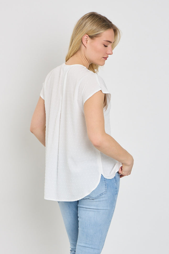 Freequent Blouse Fqkalya Brilliant White 207769 Stretchshop.nl