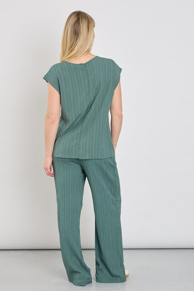 Freequent Broek Fqgrsvalse Dark Forest 207686 Stretchshop.nl