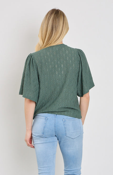 Freequent Blouse Fqkiona Dark Forest 207310 Stretchshop.nl