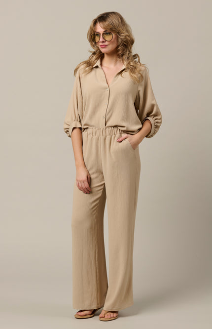 &Co woman Broek Julie Sand PA443 Stretchshop.nl