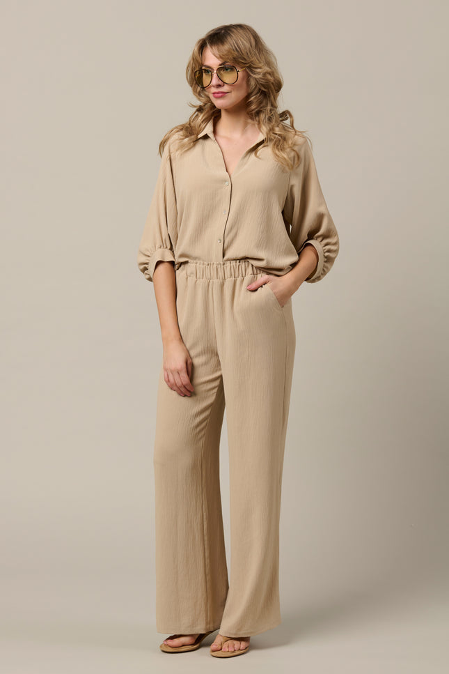 &Co woman Broek Julie Sand PA443 Stretchshop.nl